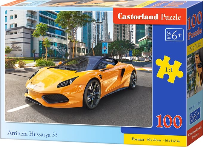 Castorland Arrinera Hussarya 33 – Puzzel – 100 stukjes – Auto’s – Premium kwaliteit