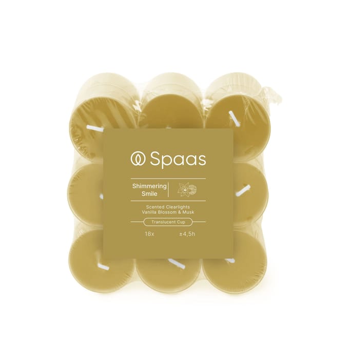 Spaas Geurende clearlights blokverpakking x18  4,5u - Shimmering Smile