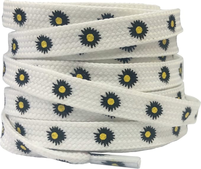 Printveter Flower Power 8mm Zwart 120cm