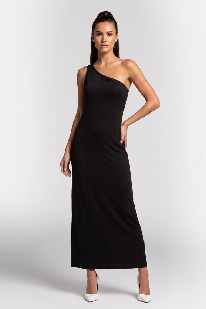 ARKET Nata Dress Black Größe: S | Midikleider Outlet | Damen | Schwarz