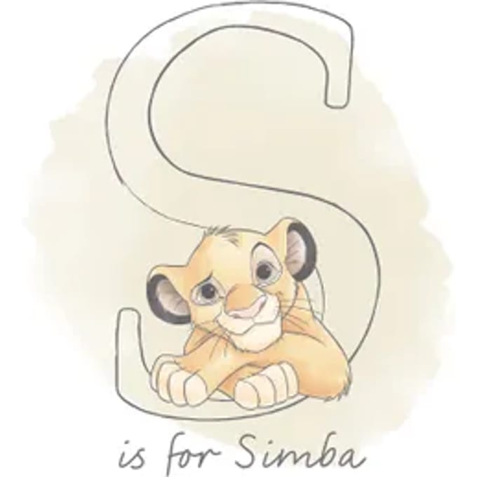 Komar Poster S Zoals Simba - 30x40 Cm - Beige
