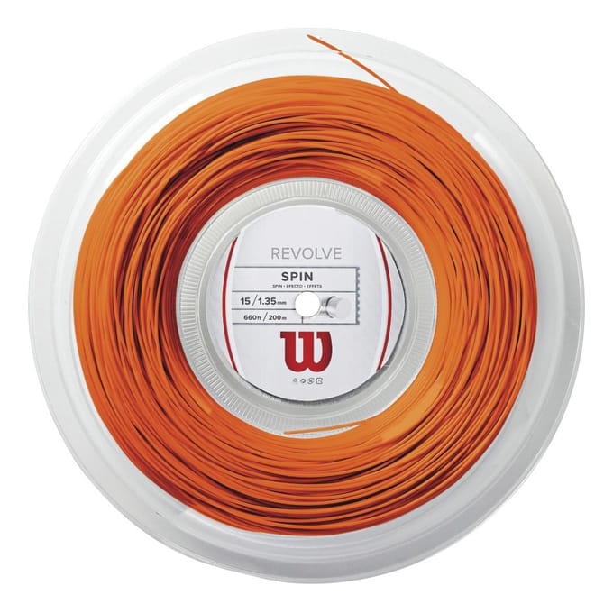 Wilson Revolve Rol Snaren 200m-Oranje