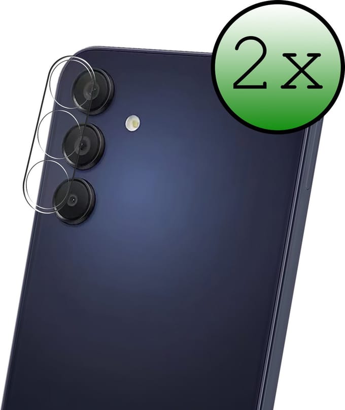 Camera Lens Protector - 2 Stuks Geschikt voor Samsung Galaxy A25 - Camera Screenprotector Beschermglas - Gehard Glas - Tempered Glass - Screen Protector