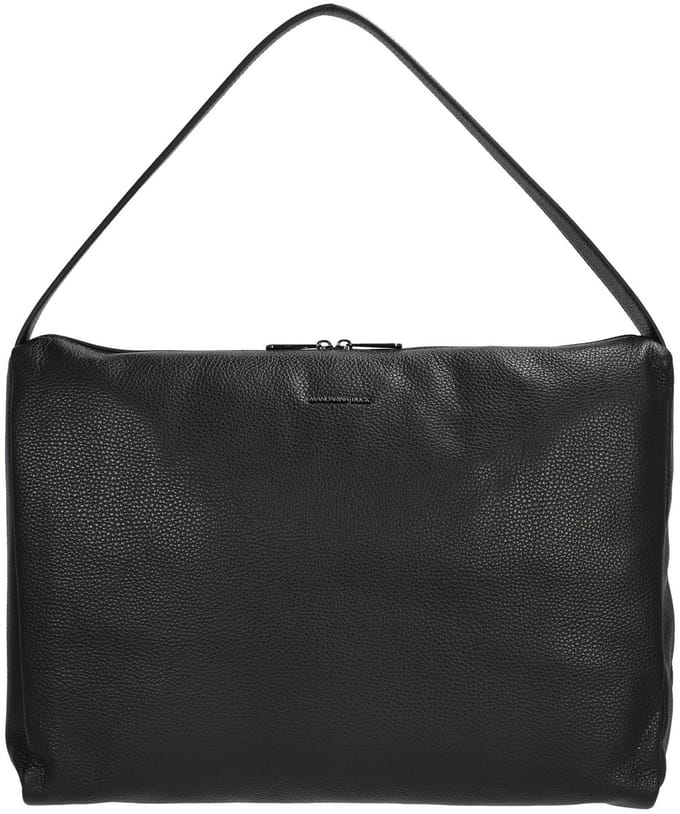 Leren schoudertas voor vrouwen Mandarina Duck Mellow 40x42x15 cm