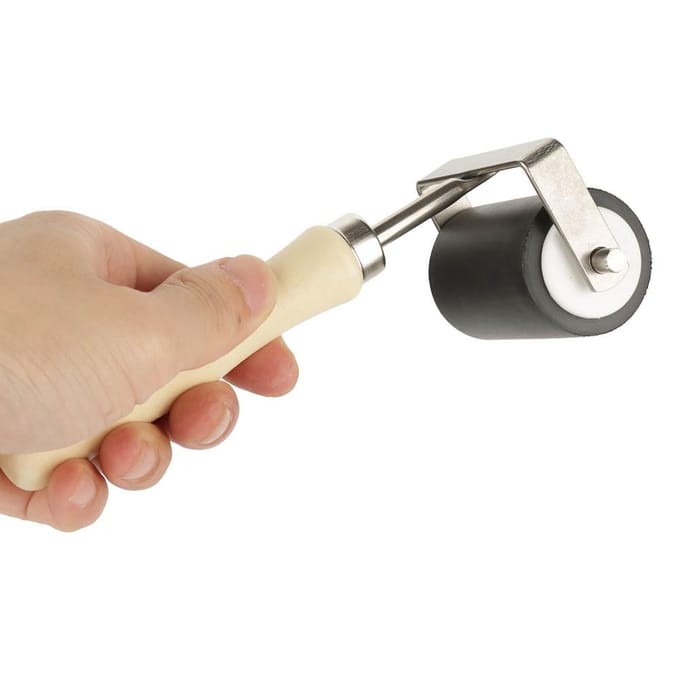 Rubberen Brayer Roller Verfkwast Inkt Applicator Kunst Handwerk Olieverf Gereedschap beige