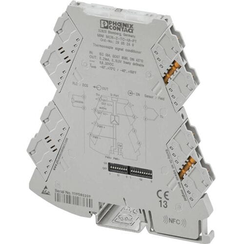 Phoenix Contact MINI MCR-2-TC-UI Configureerbare temperatuurmeetomvormer 2902055