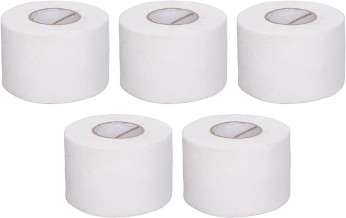 Kapperpapier Rolls - Nekpapier Bandstrips - Haarknippen Beschermen - Wegwerpbaar en Flexibel - 5 Rolls - Wit