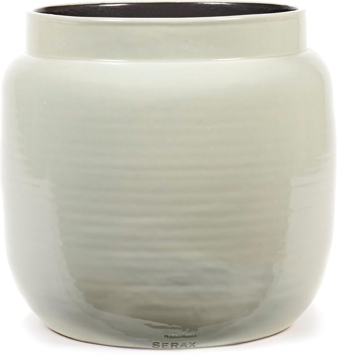 Serax - Glazed shades - Bloempot M - Lichtgrijs - 32 Ø