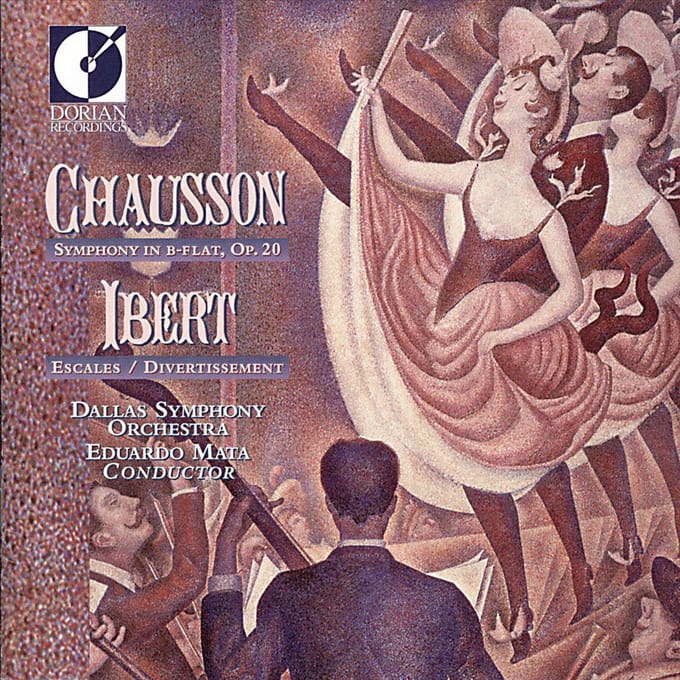 Chausson: Symphony in B-flat;  Ibert: Escales, etc / Mata