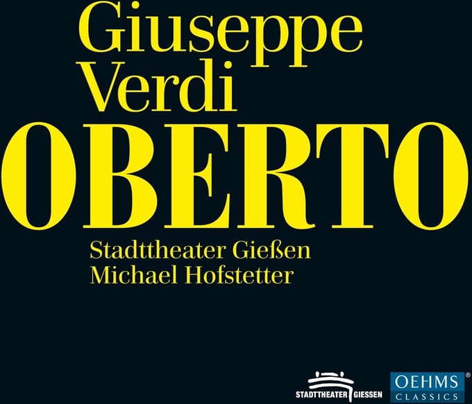 Chor Des Stadttheaters Gießen, Michael Hofstetter - Verdi: Oberto (2 CD)