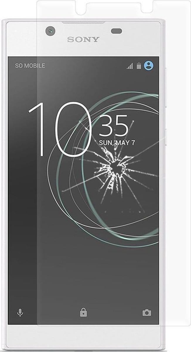 Geschikt voor Sony Xperia L1 Tempered glass / Glazen screenprotector 2.5D 9H