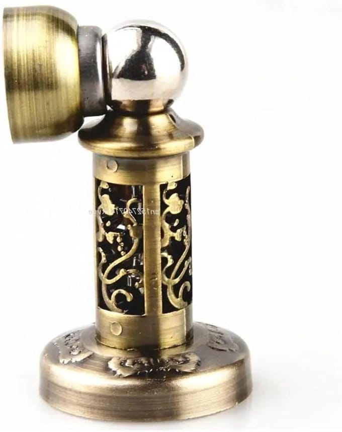 Deurstoppers Vloer - Deurhouder Muur - Bescherming Interieur - Strak Modieus Design - 1 Stuk - Zilver