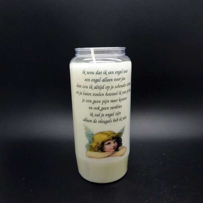 Noveenkaars Spreuk 002 - 6 dagen brander (5 stuks)
