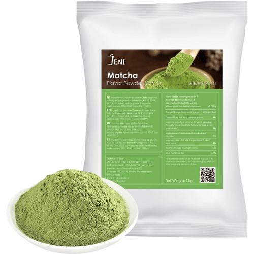 JENI matcha-smaakpoeder (3 in 1) - 1 kg nieuwe aankomst