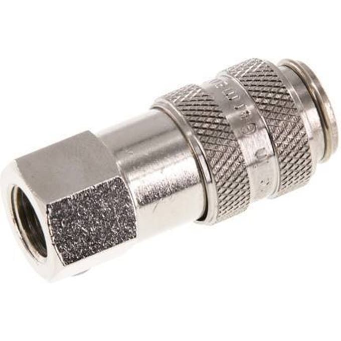 Vernikkeld Messing DN 5 Luchtkoppeling Snelkoppeling G 1/8 inch Binnendraad