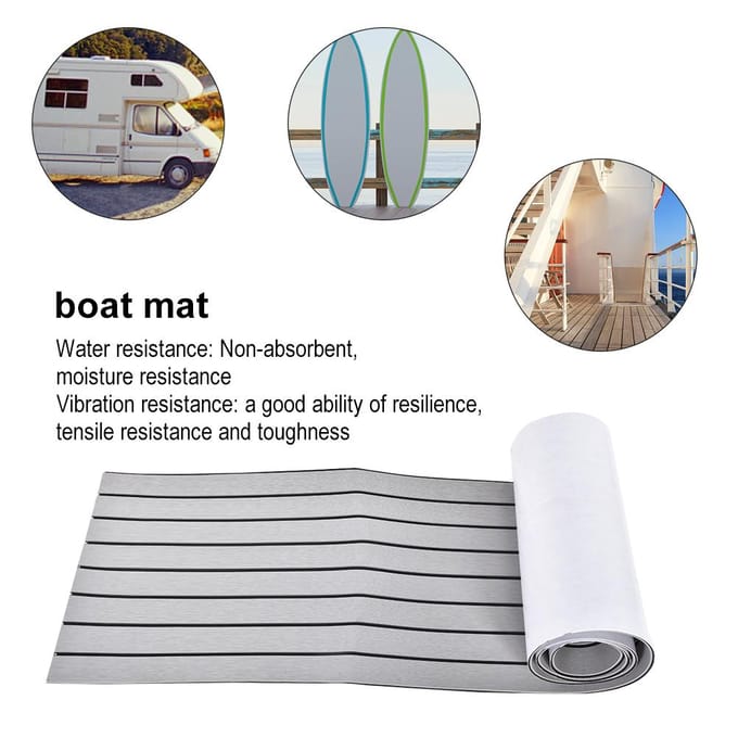 EVA Bootdekzeil Jacht Marine Antislip Vloerbedekking Lichtgrijs white