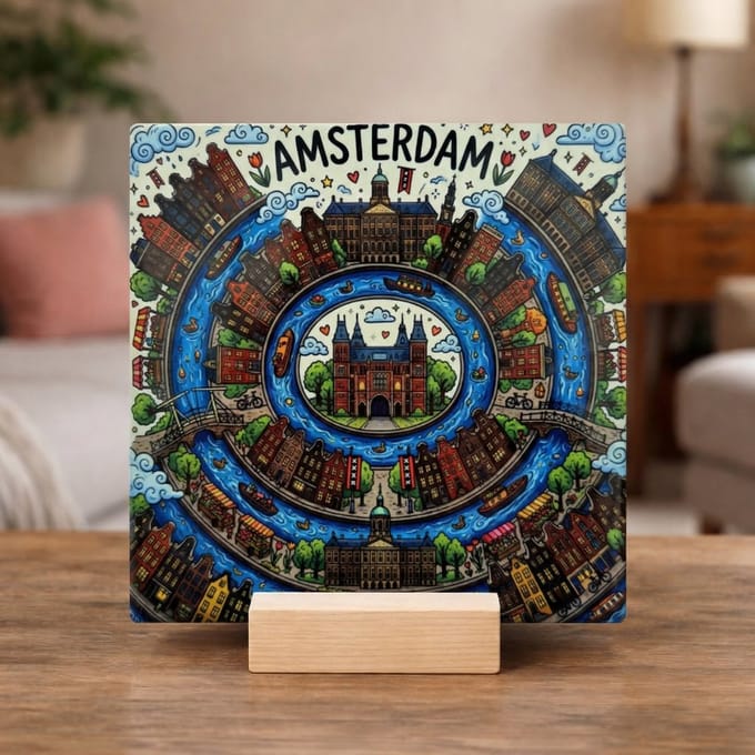 Stadstegel Amsterdam Doodle Style