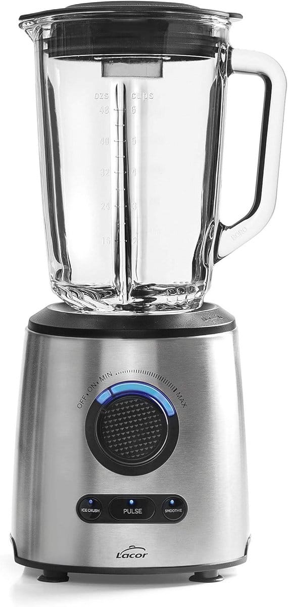 Krachtige Elektrische Bliksemester - 1000W Blender met 1.5L Glaskan