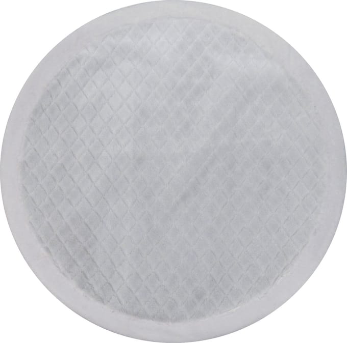 DREAMgro Dubbelzijdig Speelmat Rond - ø 90 cm - Superzacht - Diamant Grijs