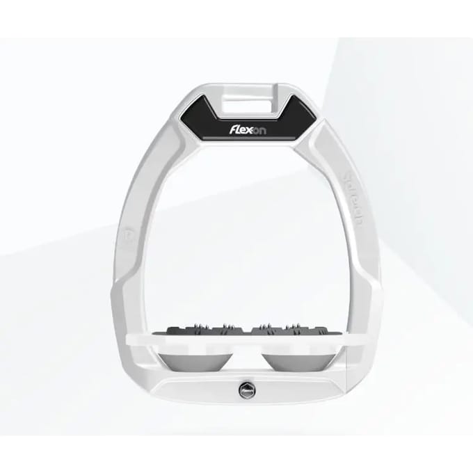 Veiligheidseisen voor ruiters Plat Ultra Grip Wit/Wit/Grijs Flex-On Safe-On