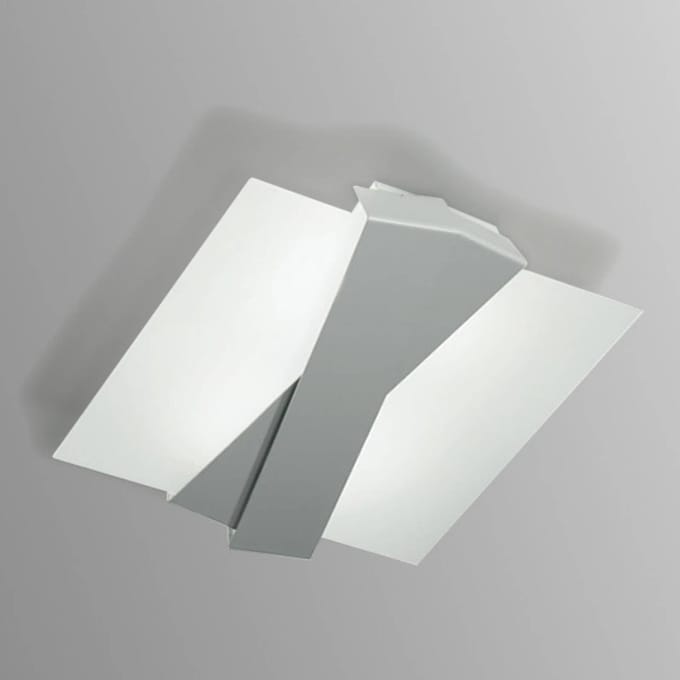 Linea Light Moderne plafondlamp ZIG ZAG, aluminium