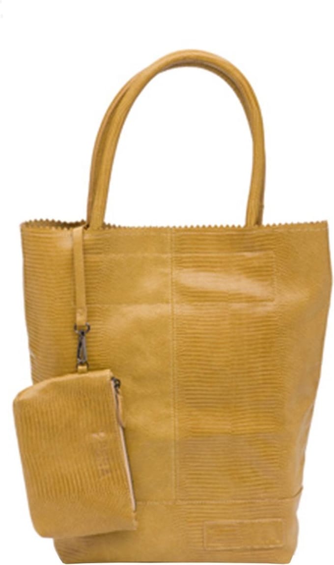 Zebra Kartel Shopper - Okergeel