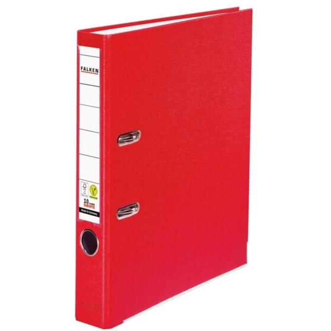Falken PP color ordner, 50 mm, rood