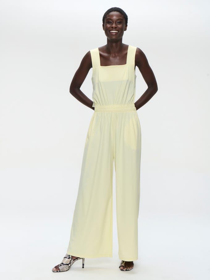 Mathilda jumpsuit technical jersey | Yellow - Yellow / S