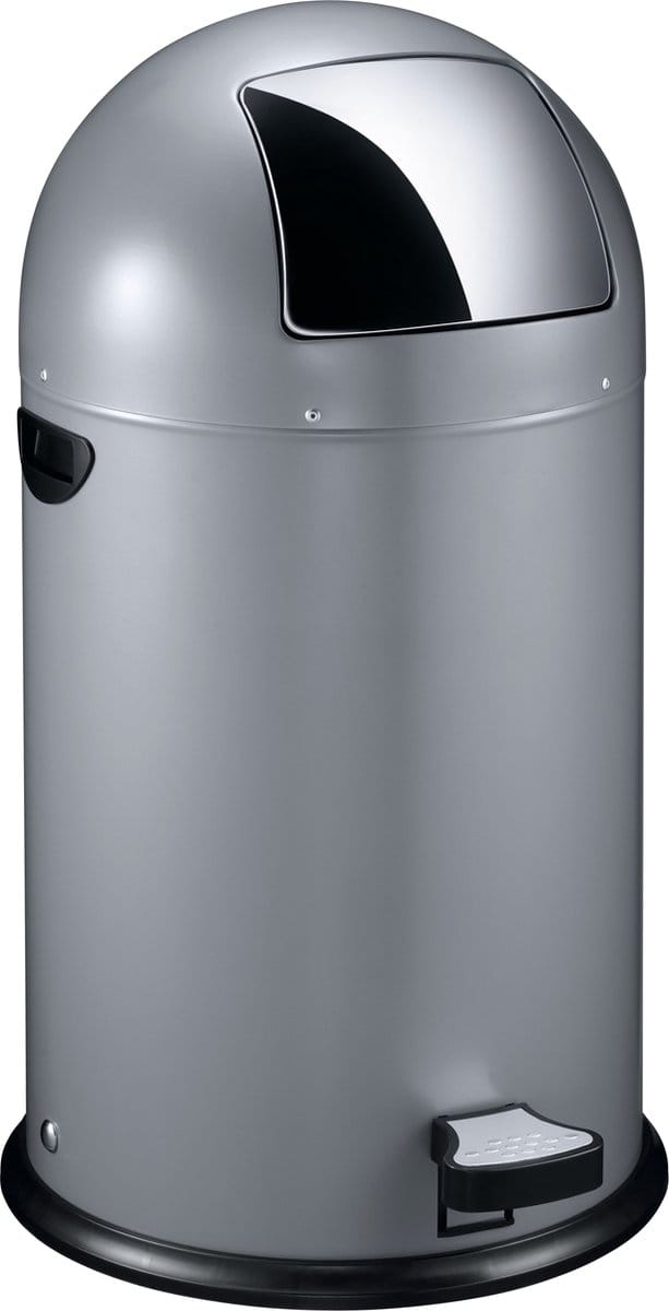 EKO - Kickcan 33 liter - Steel - lichtgrijs - Prullenbak