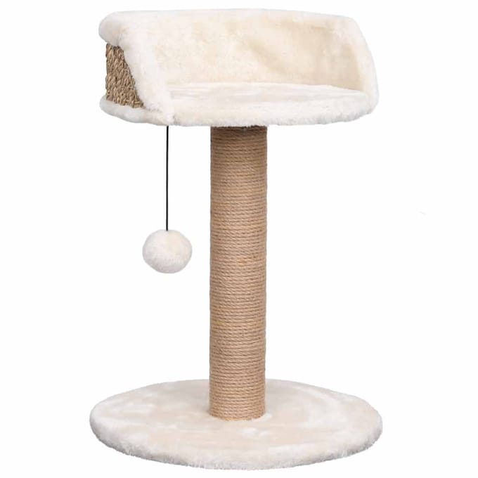 vidaXL - Kattenboom - met - mandje - 49 - cm - zeegras