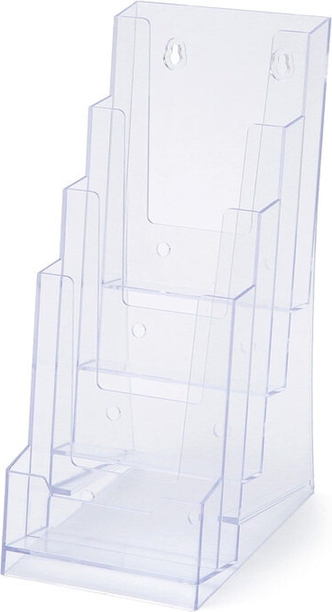 Scritto® Folderhouder Counter/Wandmontage 4x 1/3 A4 Portrait - 4D13A4P