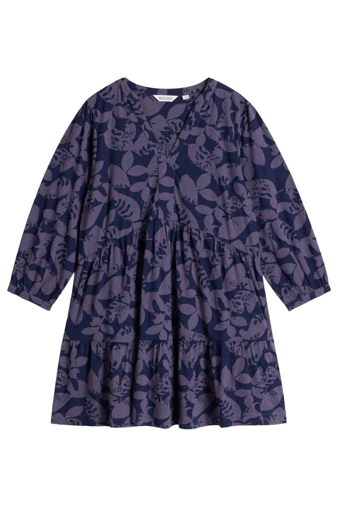 White Stuff Marlie Jersey Tunic Navy Print Größe: 8 | Blusenkleider Outlet | Damen | Blau
