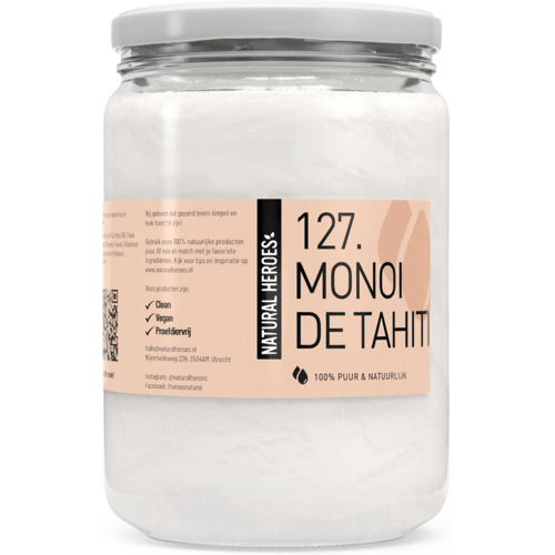 Natural Heroes - Monoï de Tahiti Olie (100% Puur & Natuurlijk) 500 ml