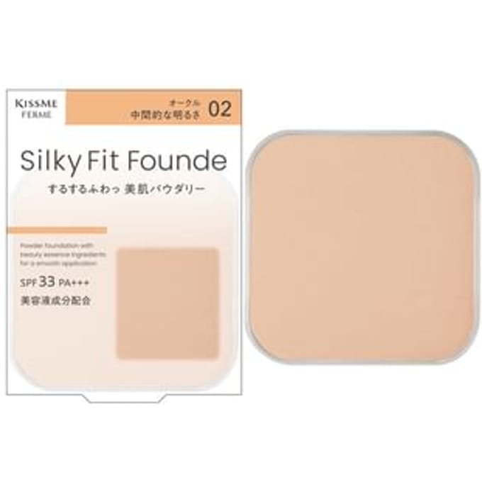 ISEHAN - Kiss Me Ferme Foundation SPF 33 PA+++ 02 Ocher Refill