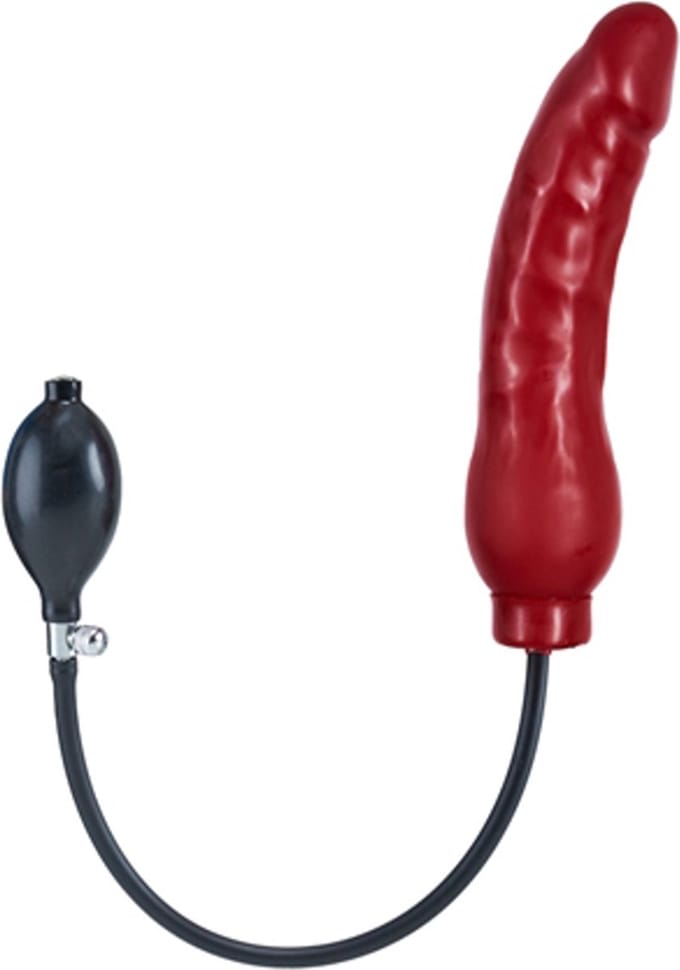 Opblaasbare dildo - rood large