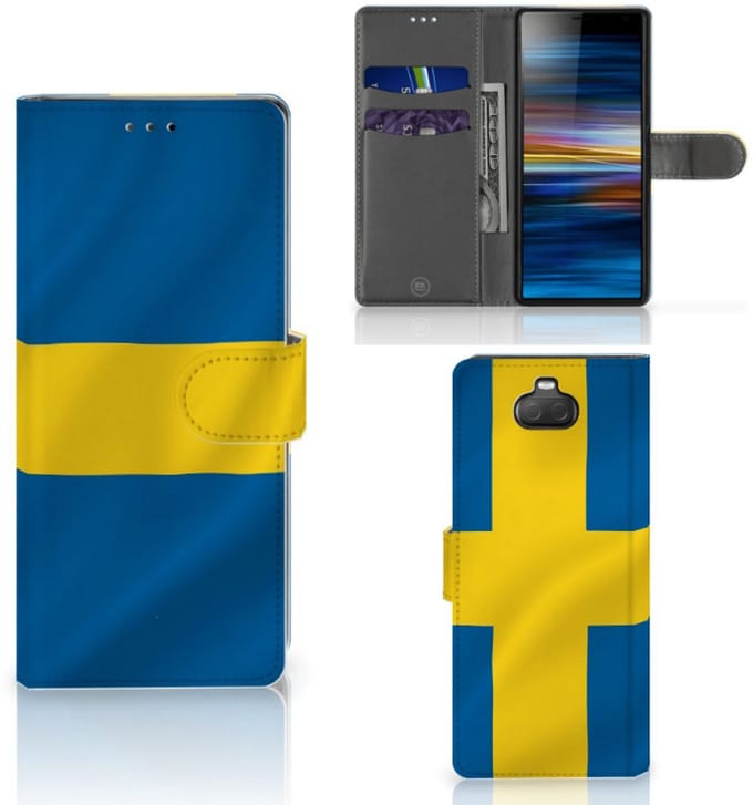 Sony Xperia 10 Bookstyle Case Zweden
