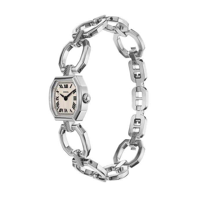 FOSSIL ES5485 Vrouwen Horloge 20 mm Zilverkleurig