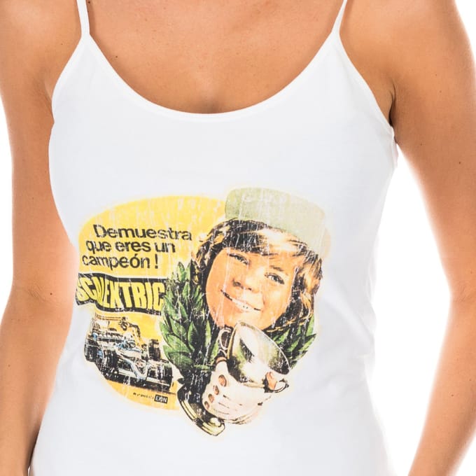 Dunne tanktop met ronde hals ADM0027 vrouw