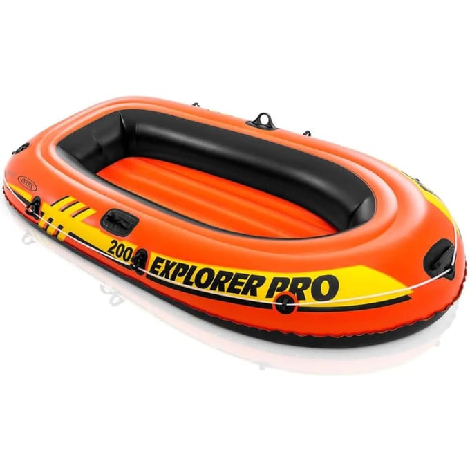 Intex Explorer Pro 200 boot, 120 kg, ex roeispanen, 196x102x33 cm