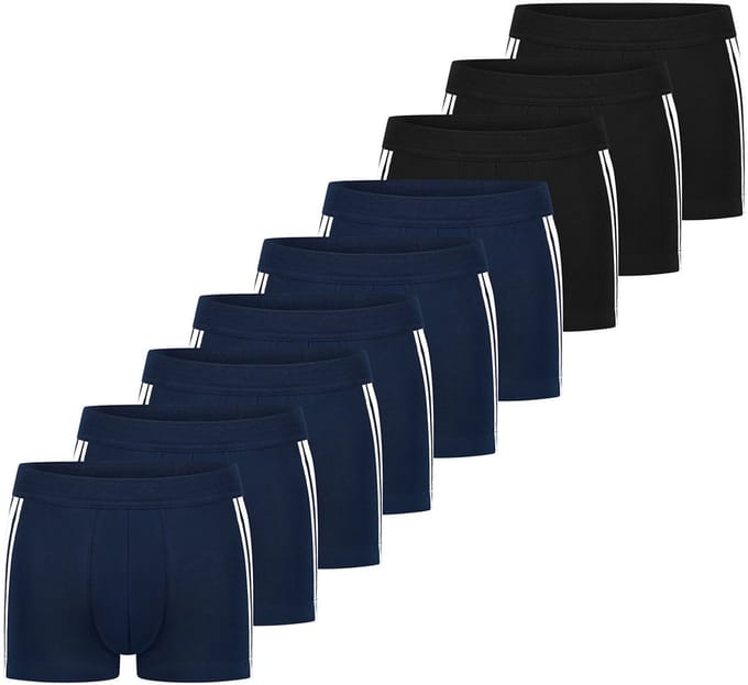 Schiesser Heren retro short / pant 9 pack 95/5 Stretch - Cotton