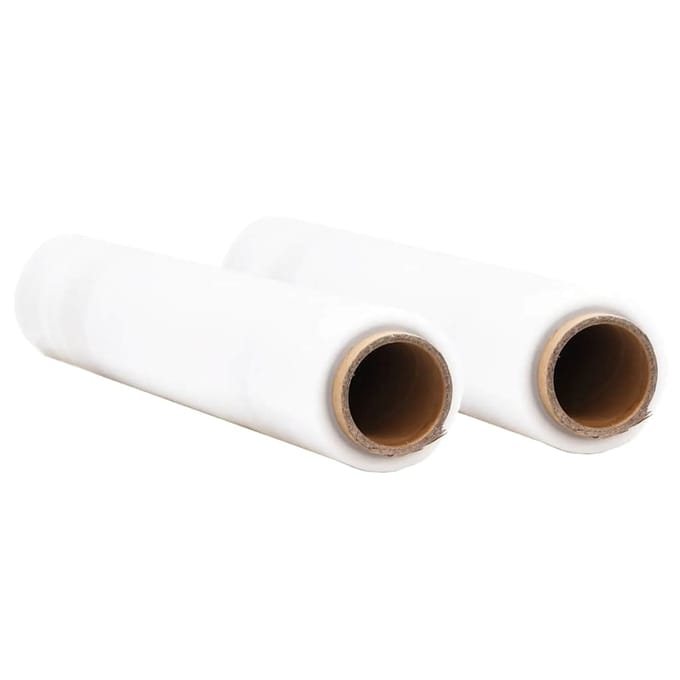 vidaXL - Stretchfilm - 2 - st - transparant - 17 - μm - 50 - cm - x - 150 - m