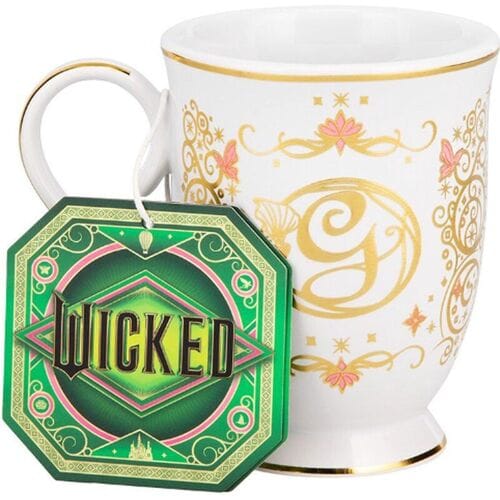 Paladone Wicked Glinda Keramische Mok - 250 ml, Wit met Gouden Details