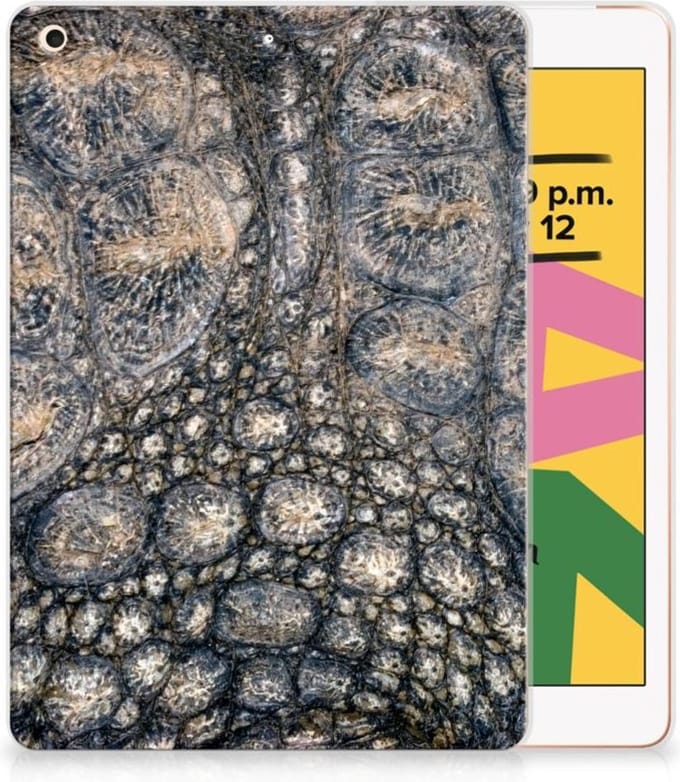 Apple iPad 10.2 | iPad 10.2 (2020) | 10.2 (2021) Back Case Krokodillenprint