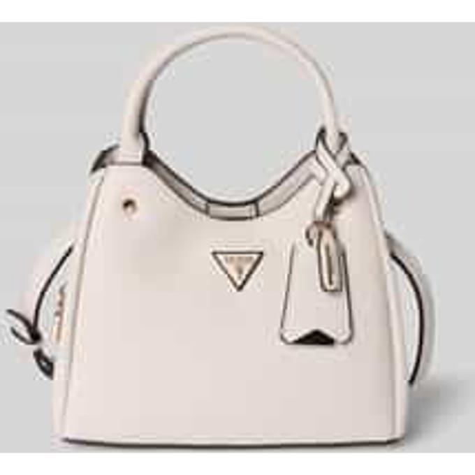 GUESS handtas schoudertas Meridian II Girlfriend Carryall Bag Ivory crème