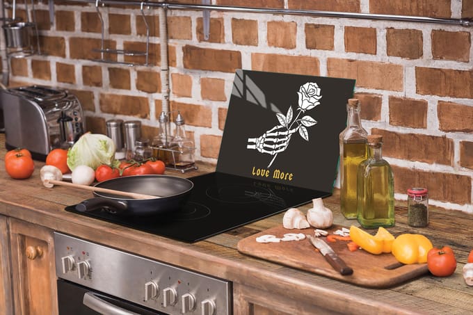 TMK ArtDeko - Snijplank - 40x30 cm - Roosdecor - Glashard