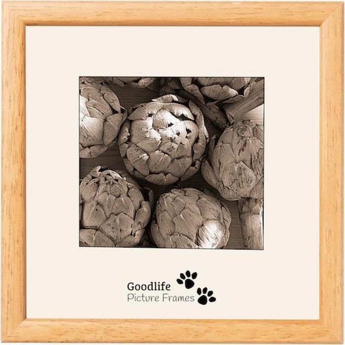 Fotolijst Merano 30X30 Eik - Normaal glas - 12 mm breed profiel - Goodlife Picture Frames