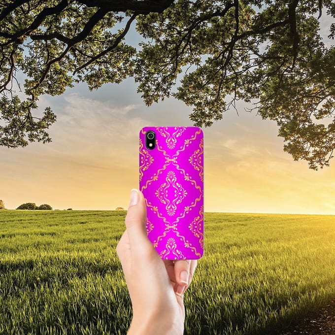 Siliconen Hoesje Xiaomi Redmi 7A Barok Roze