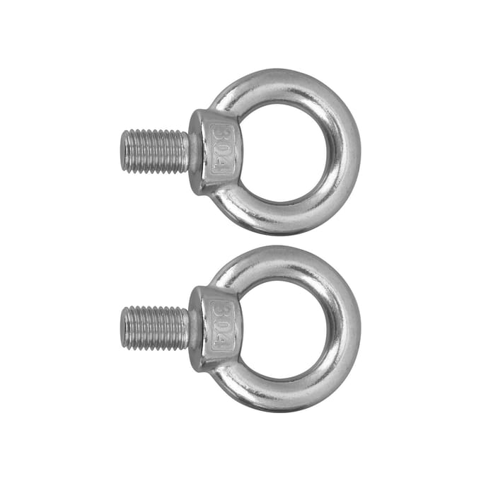 2 Stuks RVS Hijsoog Oogbout Heavy Duty Marine Grade RingschroefboutenM16