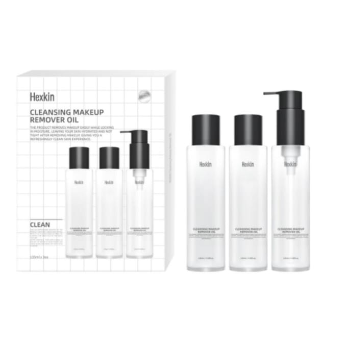 HEXKIN Huile Démaquillante 135ml (Lot de 3) white