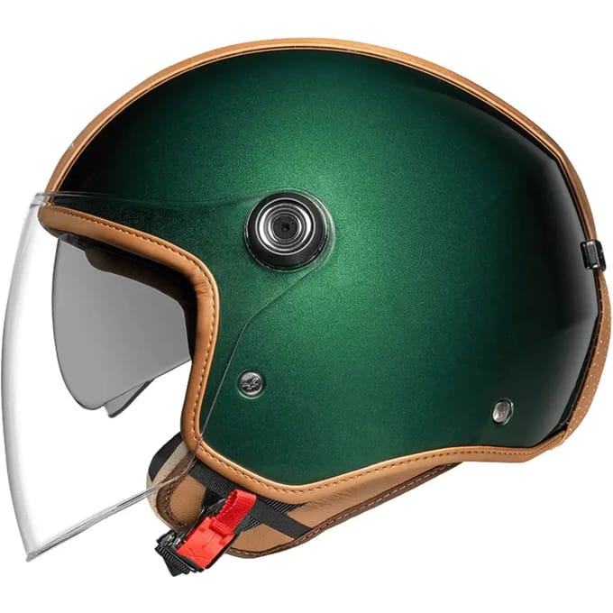 Nexx Y.10 Midtown Groen Camel Jet Helm - Helm